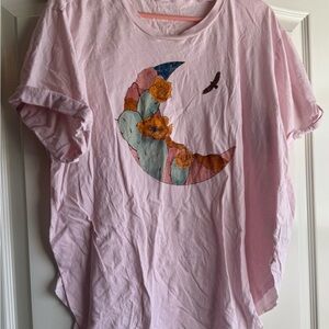Pink Graphic Women's Top